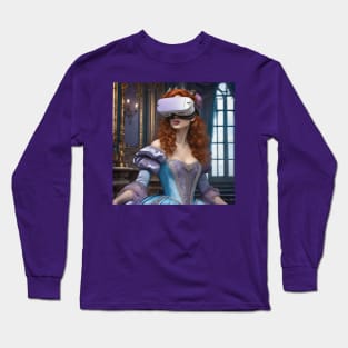 Baroque Lady VR Gamer Long Sleeve T-Shirt